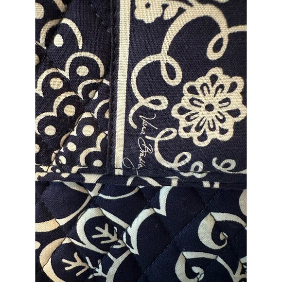 Vera Bradley Twirly Birds (retired) Navy Blue Crossbody Bag Adjustable - Picture 3 of 7